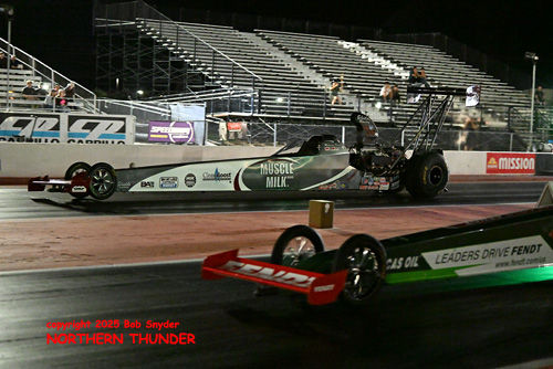 Madison Payne (far lane) vs Anthony Troyer (near lane)